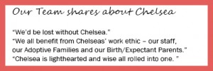 Chelsea co workers share